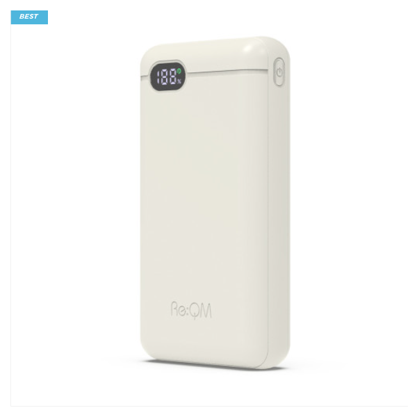 리큐엠 20W 고속충전 LCD잔량표시 20000mAh대용량 보조배터리 QP2000A