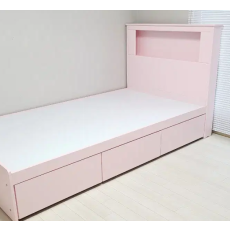 * 침대 + 매트 + 커버 * 모두 드림 * 고급 조명 원목 침대