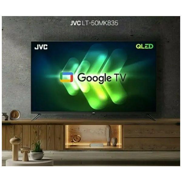 50인치 스마트 tv 새제품 4k qled jvc 모니터 박스 있음