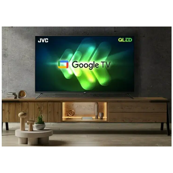 50인치 스마트 tv 새제품 4k qled jvc 모니터 박스 있음
