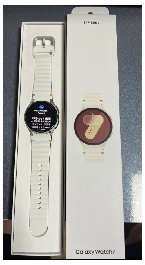 갤럭시워치7 40mm (크림색)