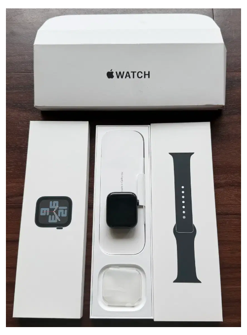 애플워치 se2 44mm 블랙 GPS 풀박스 배터리 성능 100%