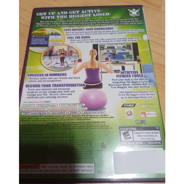 xbox360 키넥트 운동 비거스트 루저 얼티밋 워크아웃